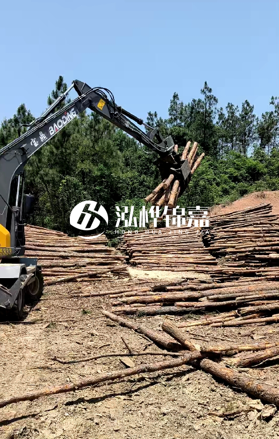 云南4米松木樁批發(fā)價(jià)格多少-4米小頭13-15直徑多少錢一根？