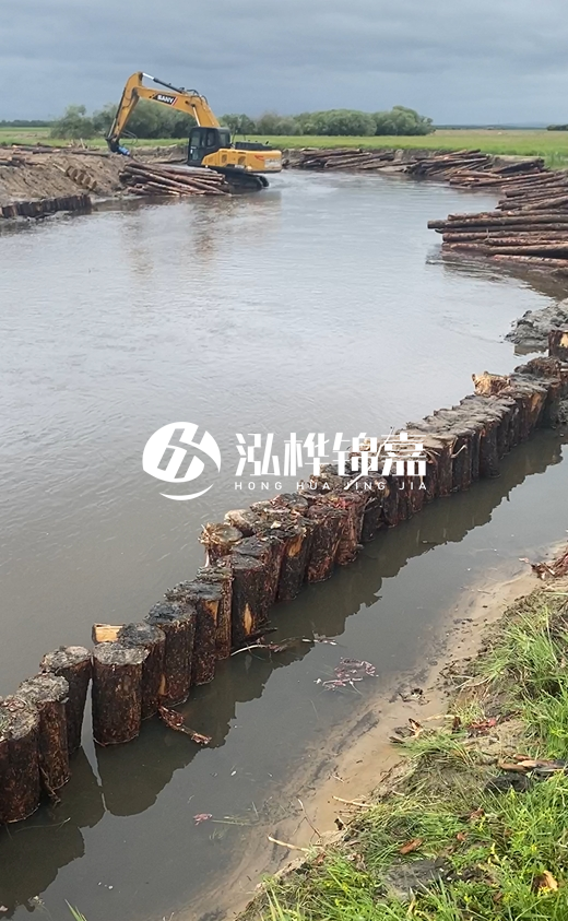 4米松木樁能用于圍堰工程嗎？4 米松木樁打樁深度要多少？