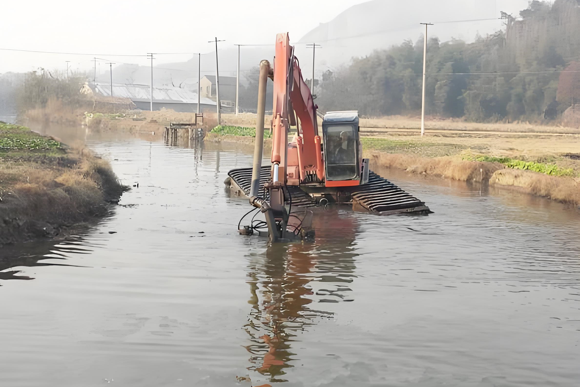 重慶渝中水上挖機(jī)清淤隊(duì) - 魚塘清淤的成本大概是多少？