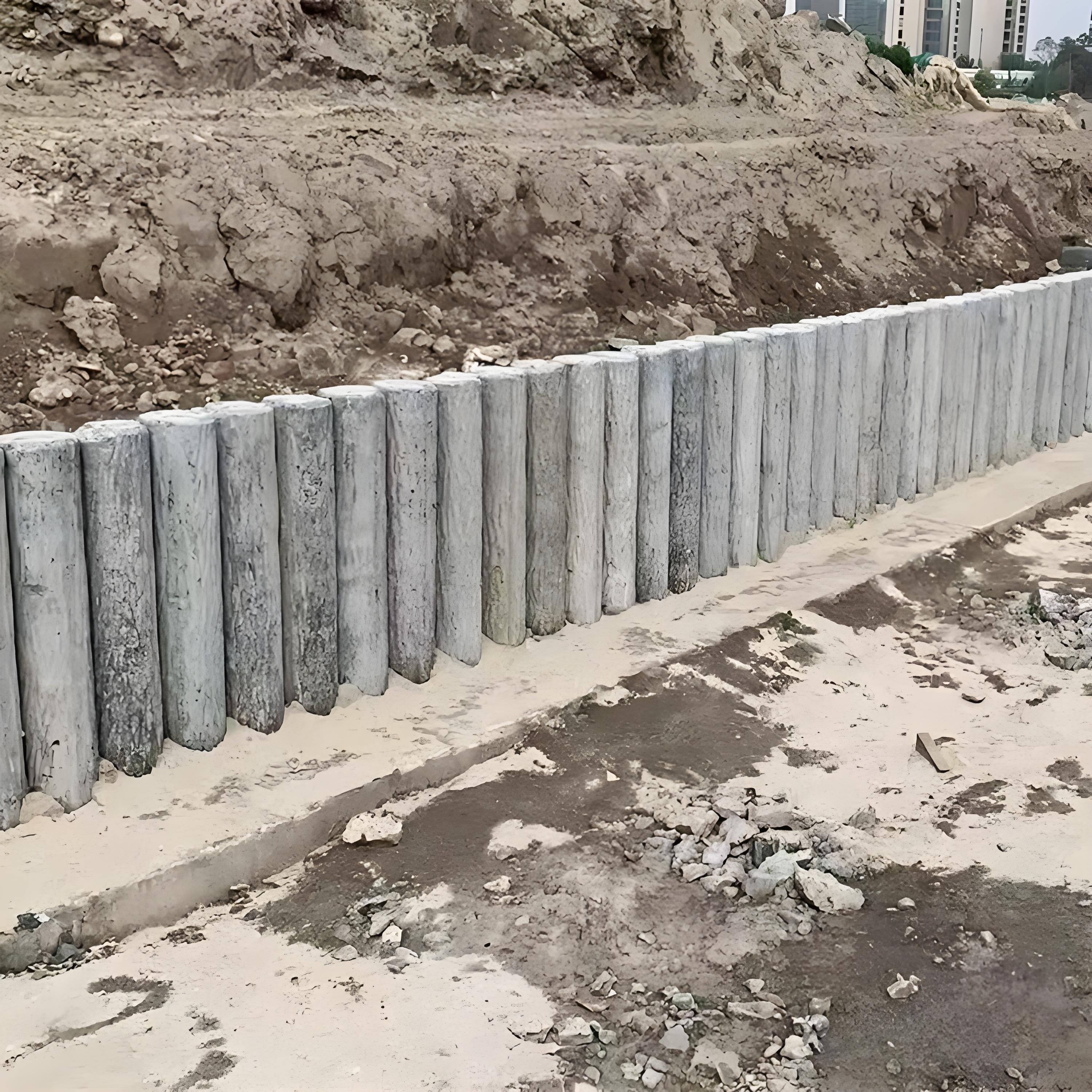 水泥樁批發(fā)廠家泓樺錦嘉 - 打水泥樁的樁間距最小可以是多少？?